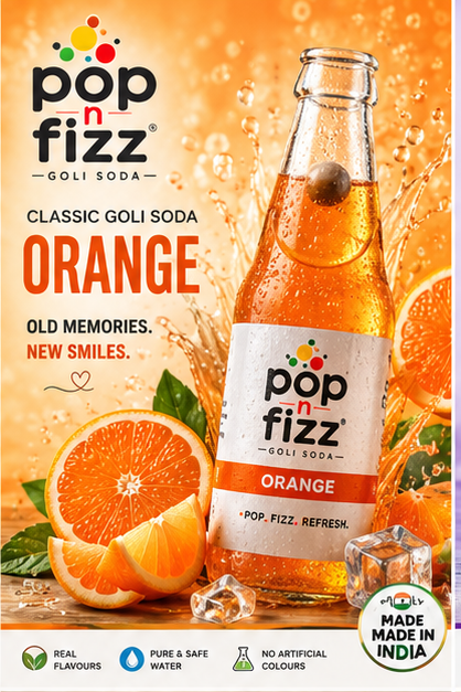 Orange Pop n Fizz — supplied flavour artwork